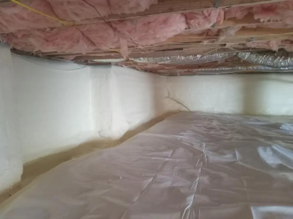 Crawl space encapsulation with closed-cell spray foam for Attic Insulation in Pukalani